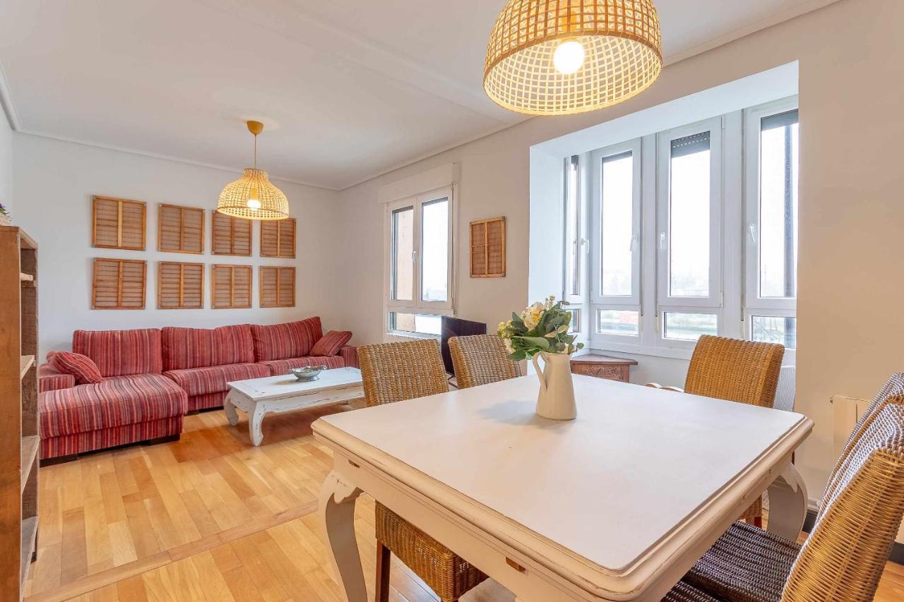 Apartamento Kuia Con Vistas Frontales A La Ria De Bilbao Cerca Del Metro Erandio Esterno foto